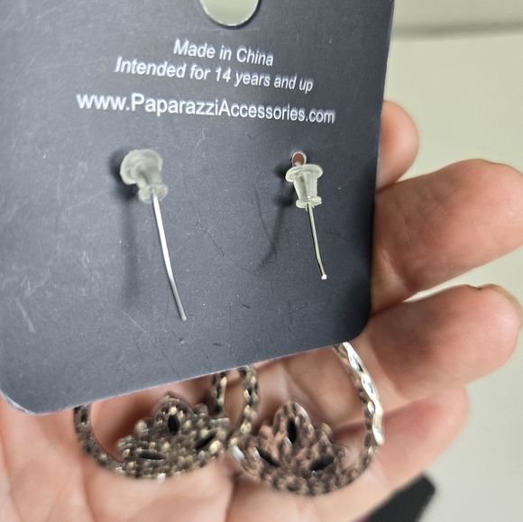 3 NEW Paparazzi jewelry long necklace earrings dangly silver tone festival - Picture 8 of 12